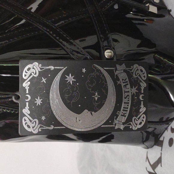 ❤️Relisted NWT Killstar Aloha From Hell Black Bucket Bag with Dustbag - Picture 7 of 12